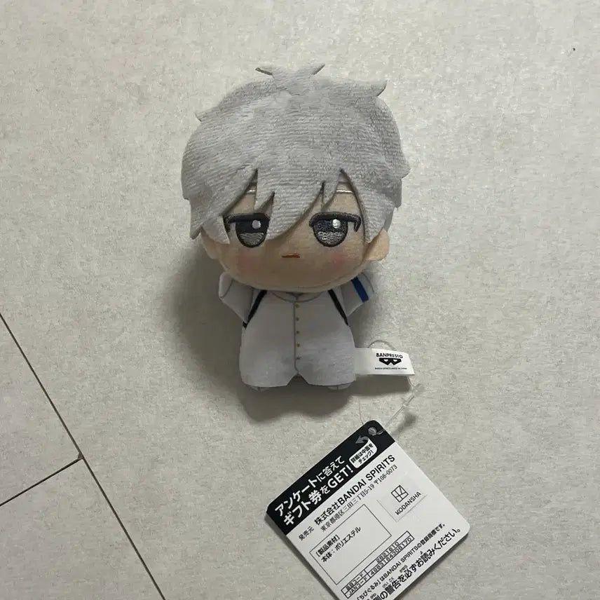 [BUNJANG] Blue Lock Nagi Hiyori Red & White Cheer Squad Plush / 블루록 나기 홍백응원단 누이