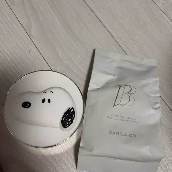 [BUNJANG] Banila Co. Covericious Ultimate White Cushion (Snoopy Edition) Refill x2 / 바닐라코 커버리셔스 얼티밋 화이트 쿠션(스누피 에디션)리필2개