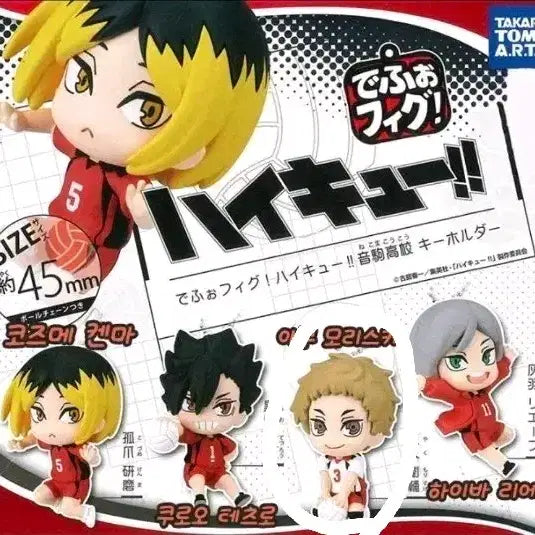 [BUNJANG] Haikyuu!! Nekoma High School Yaku Morisuke Figure Keychain (Sealed) / 미개봉) 하이큐 네코마 피규어 키홀더 (야쿠 모리스케)