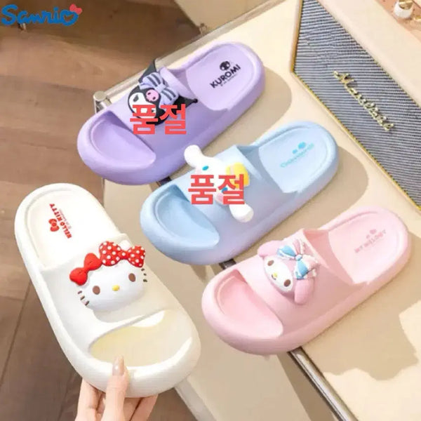 [BUNJANG] Sanrio Slippers (Hello Kitty/My Melody) / 산리오 슬리퍼 실내화 거실화 (헬로키티/마이멜로디)