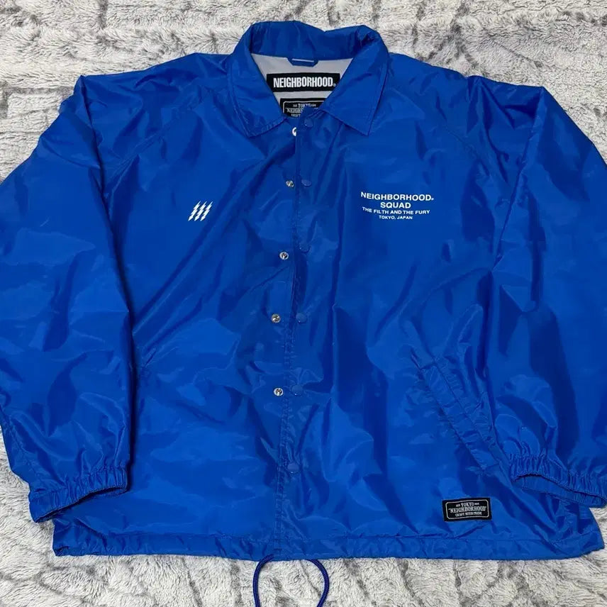 [BUNJANG] Neighborhood Coach Jacket Blue XL / [XL] 네이버후드 코치 자켓 블루
