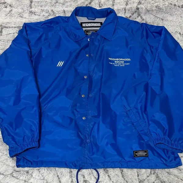 [BUNJANG] Neighborhood Coach Jacket Blue XL / [XL] 네이버후드 코치 자켓 블루
