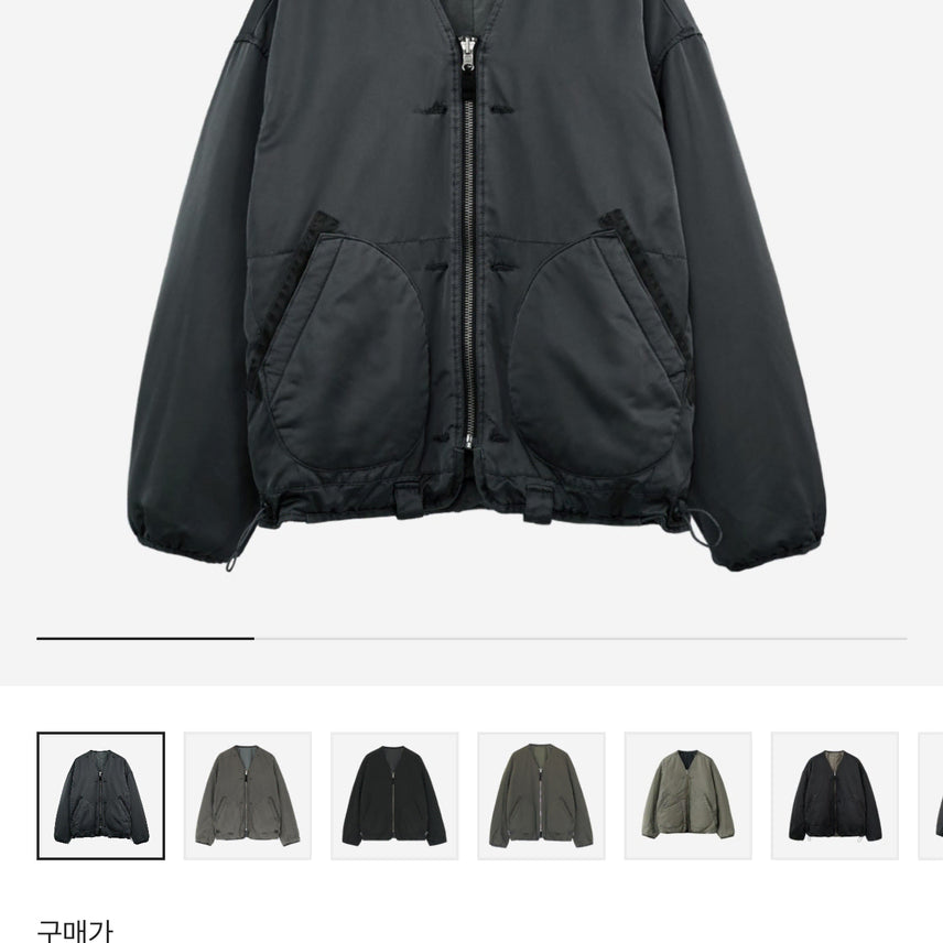 [BUNJANG] Polerteru Reversible Liner Jacket Sage Green 24ss / [3] 폴리테루 리버시블 라이너 자켓 세이지 그린 24ss
