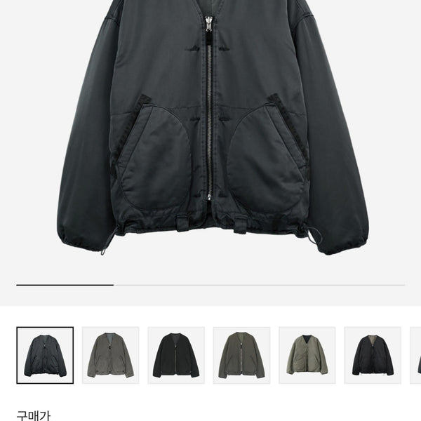 [BUNJANG] Polerteru Reversible Liner Jacket Sage Green 24ss / [3] 폴리테루 리버시블 라이너 자켓 세이지 그린 24ss