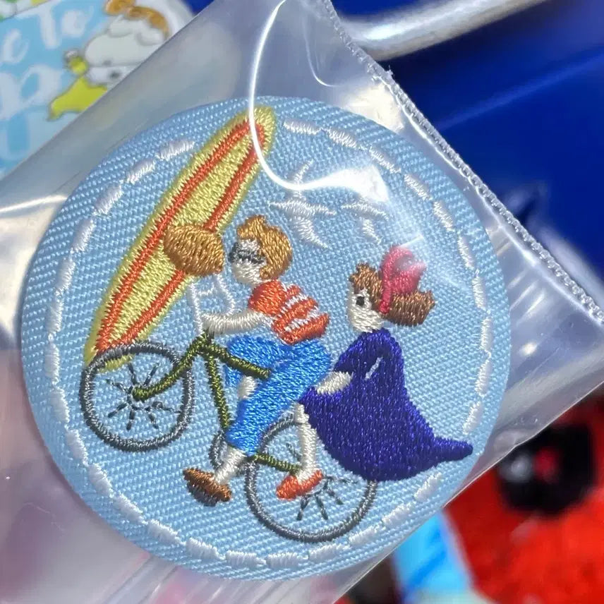 [BUNJANG] Studio Ghibli Kiki's Delivery Service Embroidered Badge / 지브리 마녀배달부키키 자수 뱃지