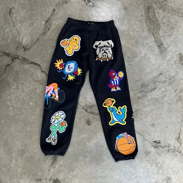[BUNJANG] Market (Chinatown Market) Varsity Overload Sweatpants M / M) 마켓 바시티 오버로드 스웻팬츠 새상품