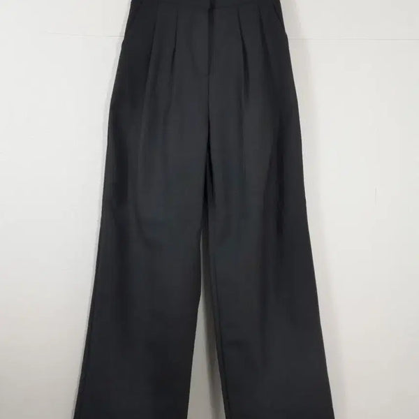 [BUNJANG] Two-Tuck Wide Fit Back-Banding Slacks / 투턱와이드뒤밴딩슬랙스