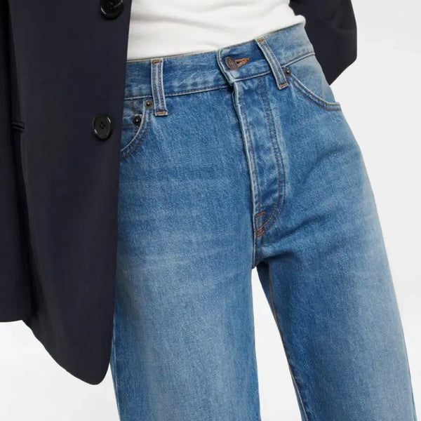 [BUNJANG] The Row Lesley Mid-Rise Cropped Straight Fit Denim / THE ROW 더로우 Lesley mid-rise 일자핏 크롭데님 새상품