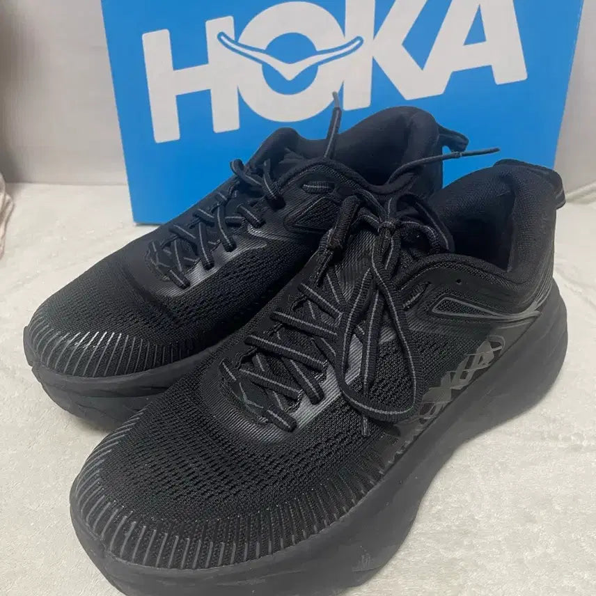 [BUNJANG] Hoka Bondi 7 Wide Women's Shoes Black 230 / 호카 본디 7와이드 여성 230