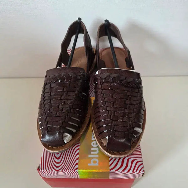 [BUNJANG] Bluemountain Handmade Sandals Brown Natural Leather / 새거]블루마운틴 핸드메이드 샌들 브라운[225/230]천연가죽 로퍼/슬립온