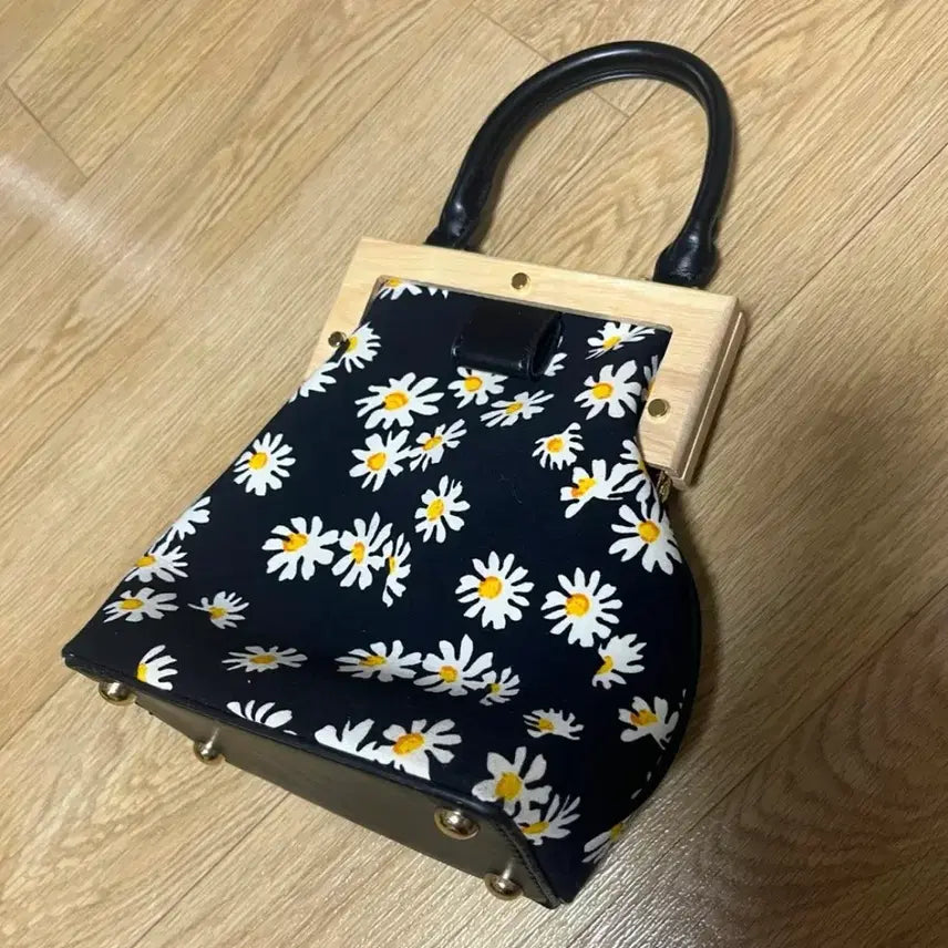 [BUNJANG] Daisy Flower Pattern Tote Bag / Crossbody Bag / 데이지 플라워 패턴 토트백,크로스백