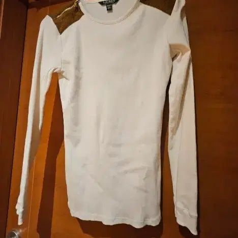[BUNJANG] Ralph Lauren Ivory Long Sleeve T-Shirt XS / 랄프로렌 아이보리 긴팔 티셔츠 XS