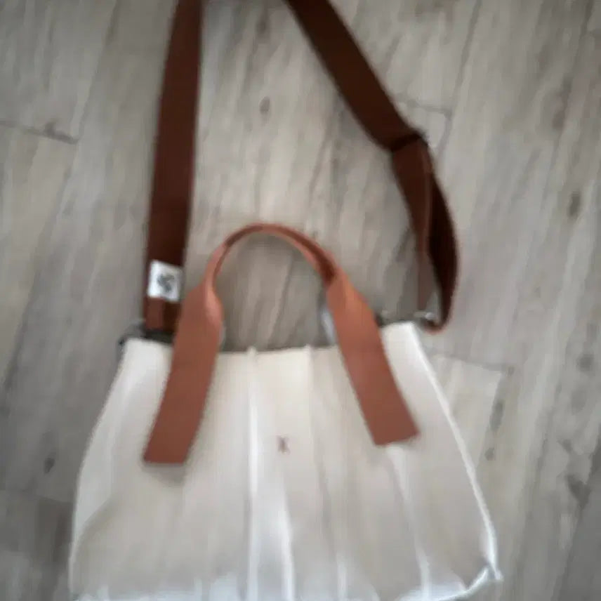 [BUNJANG] Joseph & Stacey Pleats Accordion Canvas Bag / 조셉앤스테이시 플리츠 아코디언 캔버스백 주름가방 크로스백 토트백