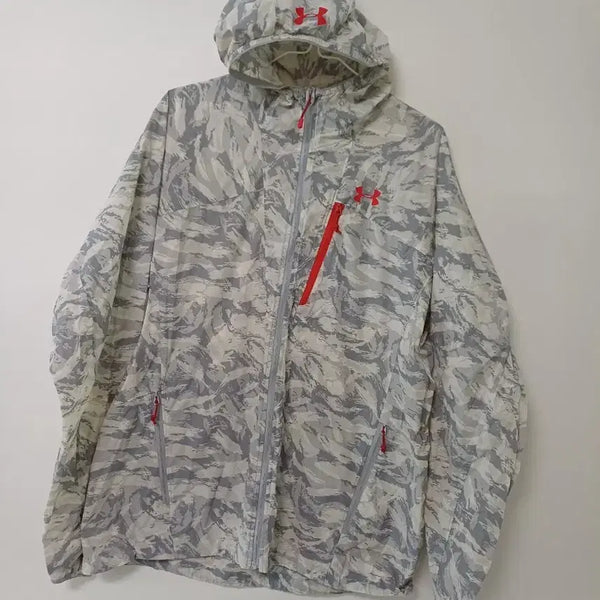 [BUNJANG] Under Armour Men's Running Windbreaker Jacket / 남성 언더아머 런닝 봄.가을 여름 바람막이 (110)