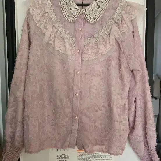 [BUNJANG] Mielo Lace Blouse / 택포)미엘로 레이스 블라우스