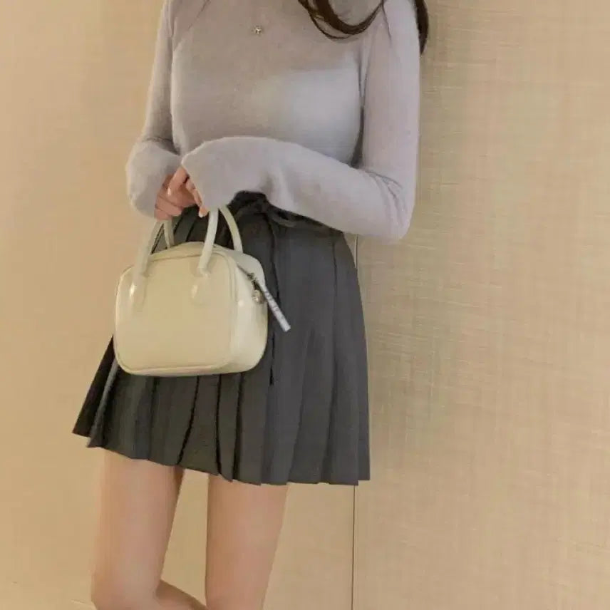 [BUNJANG] Miel Baby Alpaca Knit - Sora Blue / 새상품)미엘 베이비 알파카 니트 소라