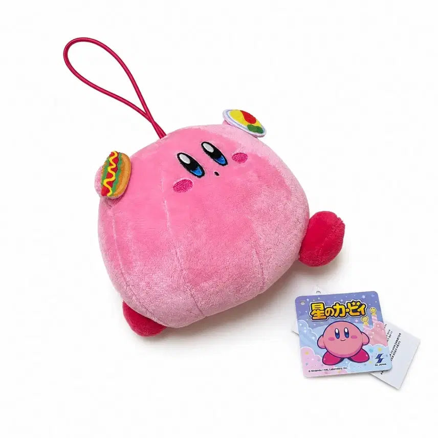 [BUNJANG] Kirby's Delicious Journey Plush Keychain / 별의커비 맛있는외출 인형 키링