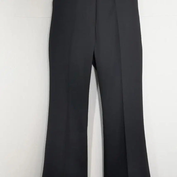[BUNJANG] Black Bootcut Slacks / 블랙 부츠컷 슬랙스