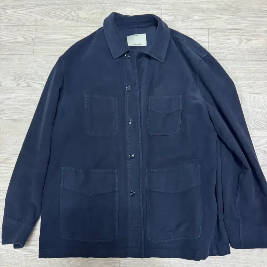 [BUNJANG] Pottery Molskin Work Jacket Dark Navy / [3]포터리 몰스킨 워크자켓