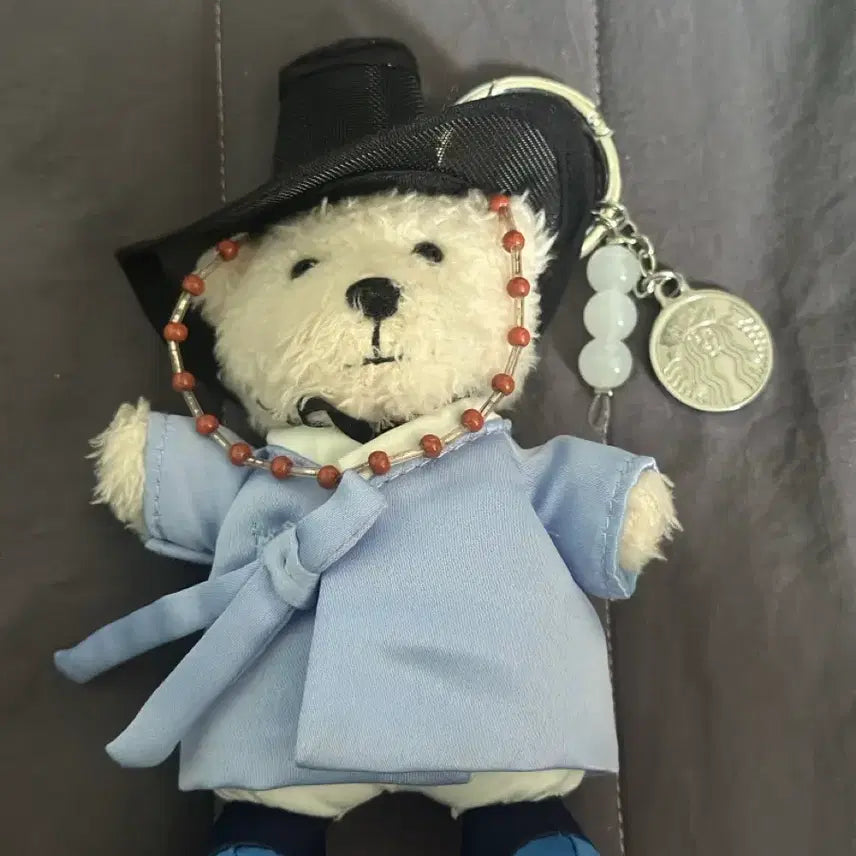 [BUNJANG] Starbucks Hojakdo Bearista Hanbok Keychain / 스타벅스 호작도 베어리스타 한복 키링