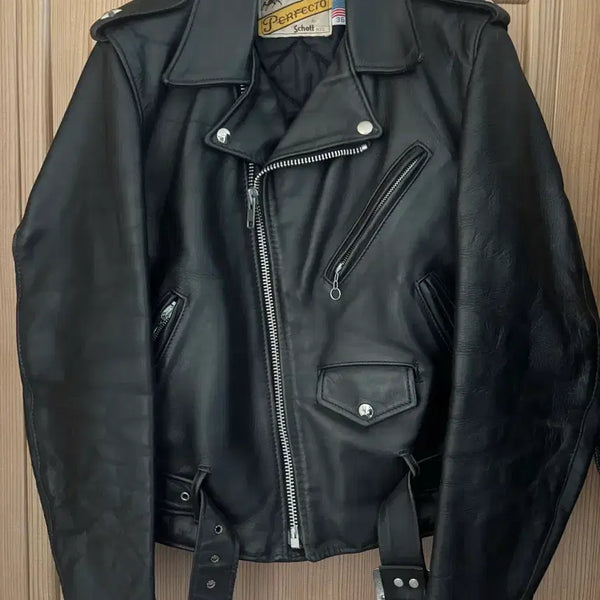 [BUNJANG] Schott NYC Perfecto 618 Leather Motorcycle Jacket 36 / 90 Schott NYC Perfecto618 USA 쇼트퍼펙토 36