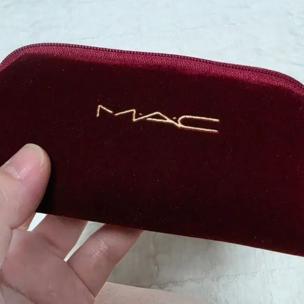 [BUNJANG] MAC Powder Kiss Velvet Pouch Keyring / 새상품+정품) 맥 파우더 키스 키링 벨벳 파우치