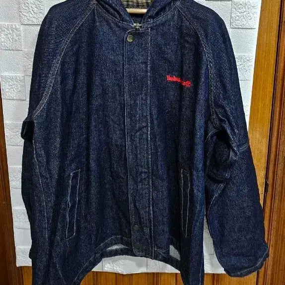 [BUNJANG] Timberland Denim Hooded Jacket / 팀버랜드 데님 후드 자켓
