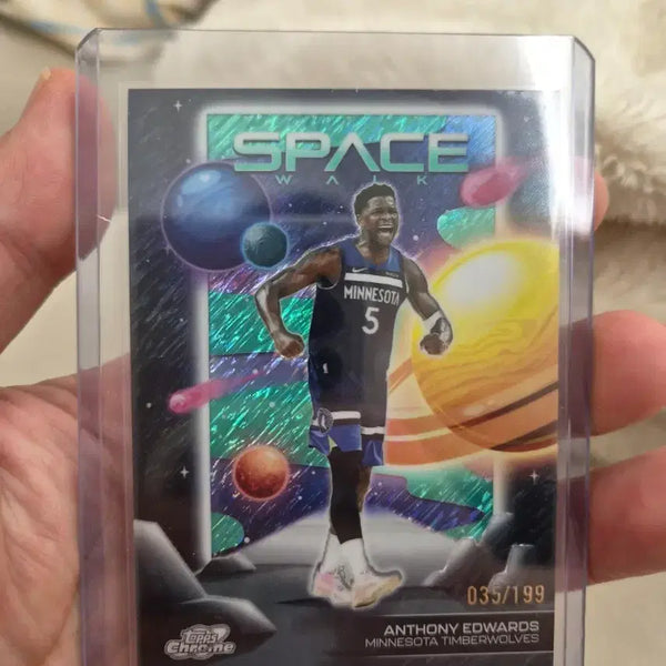 [BUNJANG] Topps Anthony Edwards Spacework Card #35/199 / Topps 앤서니 에드워즈 스페이스워크 카드 035/199