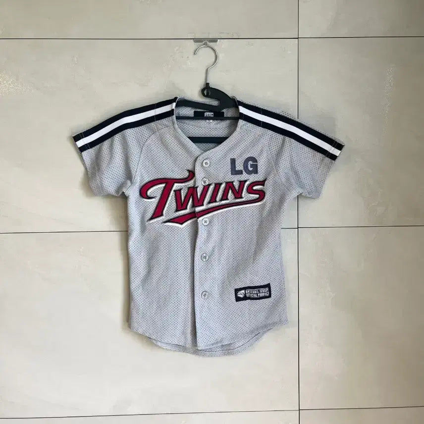 [BUNJANG] LG Twins Children's No-Name Baseball Uniform [Size 5] / LG 엘지 트윈스 어린이 노마킹 야구 유니폼 [5]