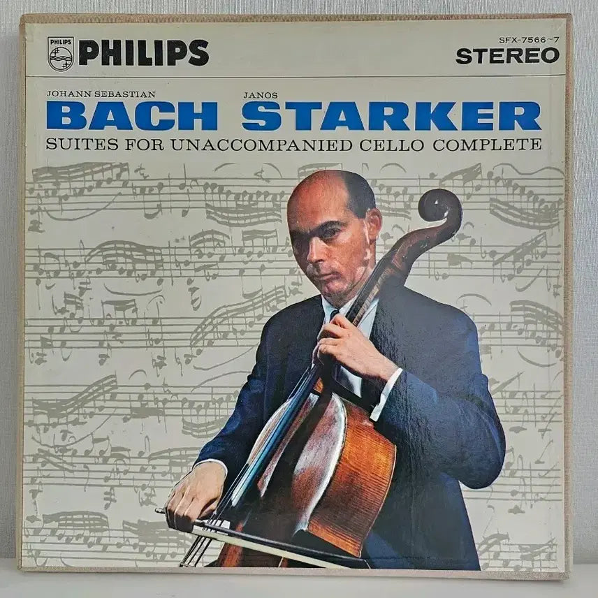[BUNJANG] Janos Starker Bach Cello Suites Complete 2LP Box Set / 바흐 무반주 첼로 모음전곡-야노스 스타커 2LP 박스반