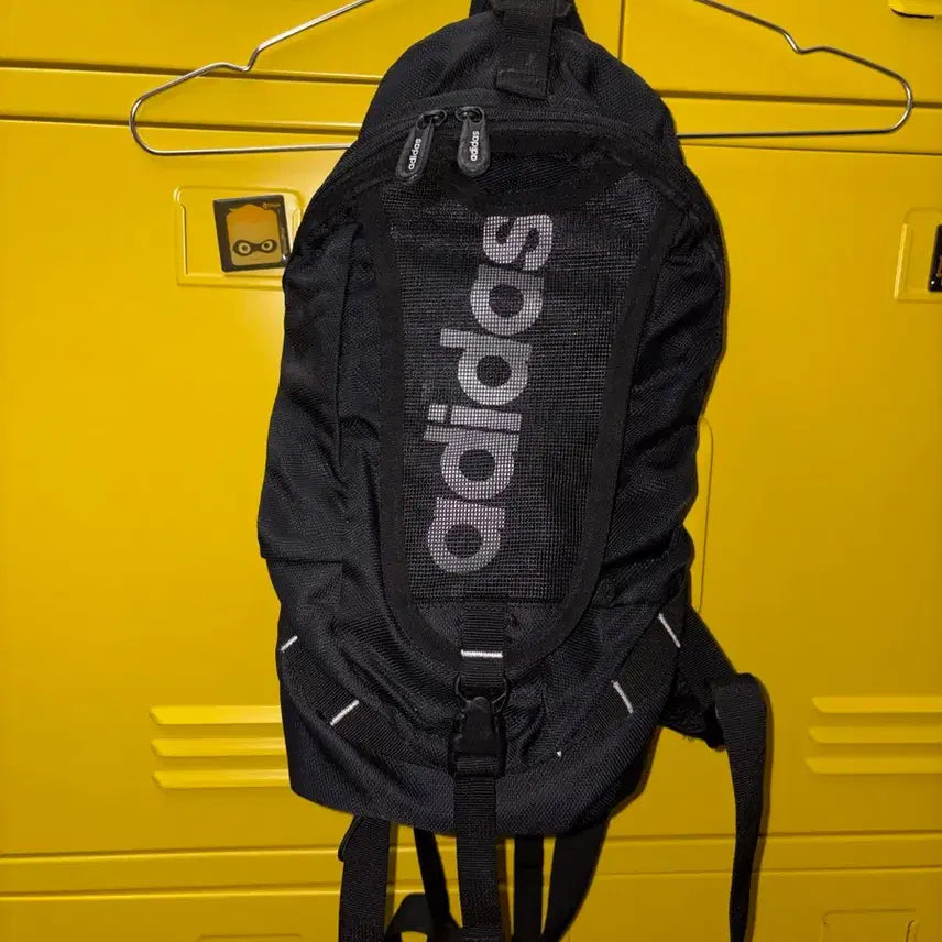 [BUNJANG] Adidas Black Backpack Hiking Bag / 아디다스 블랙 백팩 등산 가방