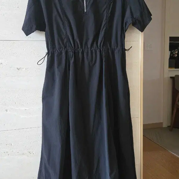 [BUNJANG] Vov Zip-Up String Long Dress / 보브 집업 스트링 원피스