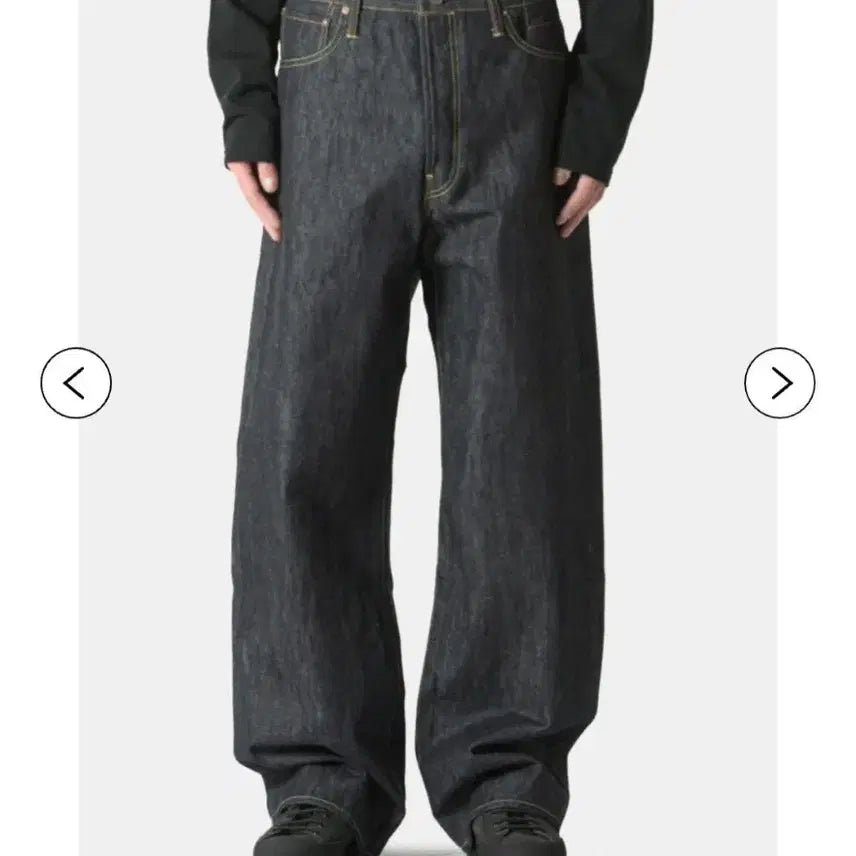 [BUNJANG] Visvim Sculpture 01 Wide Raw Denim Jeans / [34] 비즈빔 visvim sculpture 01 wide raw 데님