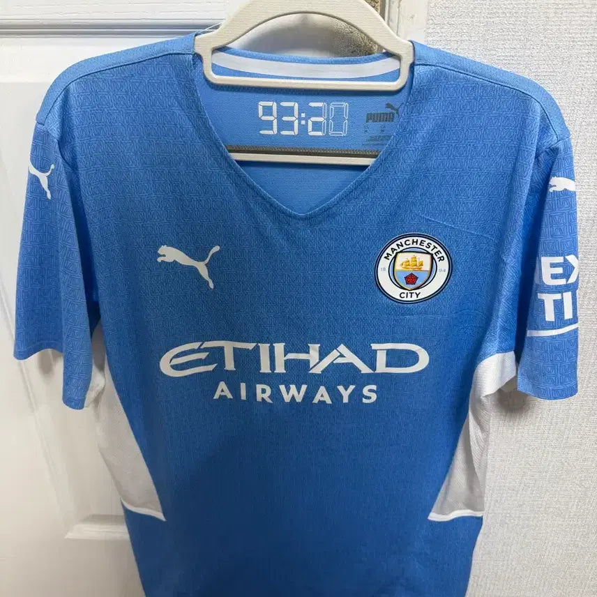 [BUNJANG] Manchester City 21-22 Home Authentic Jersey / 21-22 맨체스터 시티 홈 어센틱