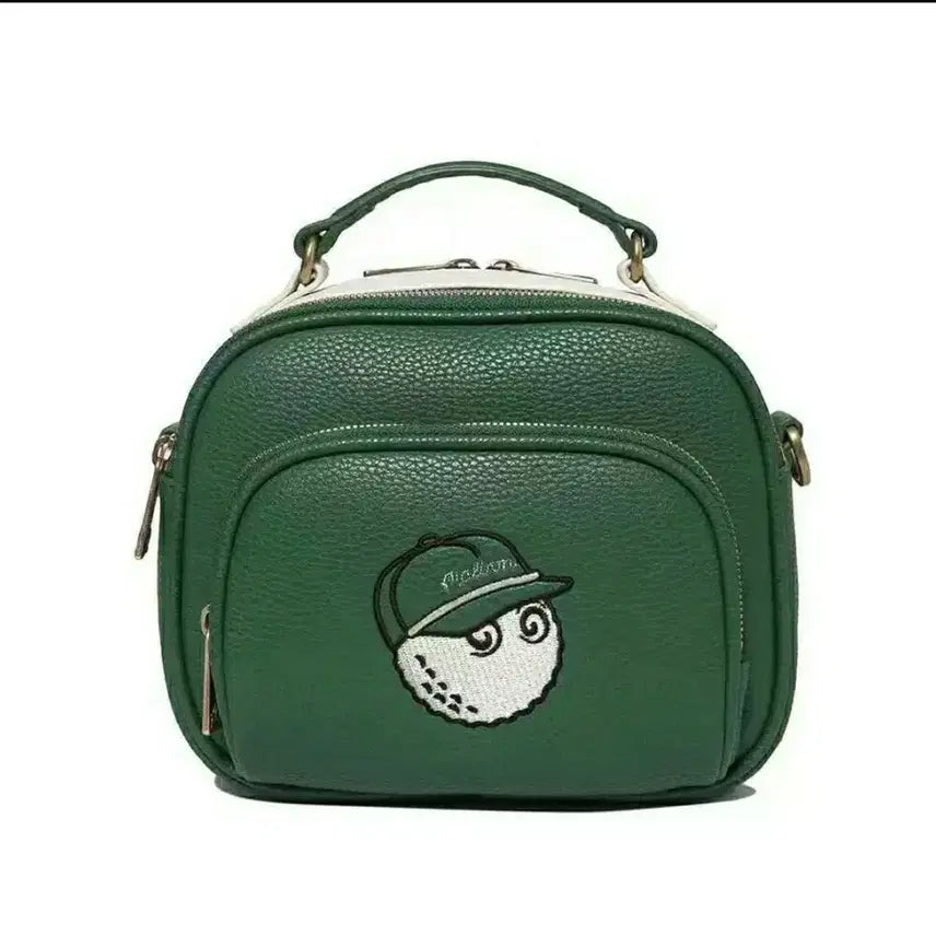 [BUNJANG] Malbon Golf Mini Cross Bag Green / 말본 골프공  미니 크로스백 그린