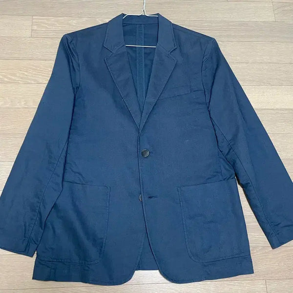 [BUNJANG] TOPTEN Linen Jacket Navy 95 / 특가)탑텐 린넨 자켓 네이비 95