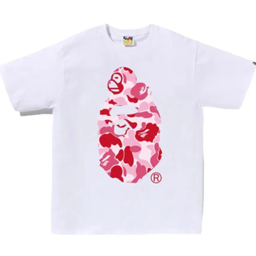 [BUNJANG] BAPE ABC Camo Milo On Big Ape T-Shirt White [L] / 베이프 ABC 카모 마일로 온 빅 에이프 티셔츠 화이트 [L]