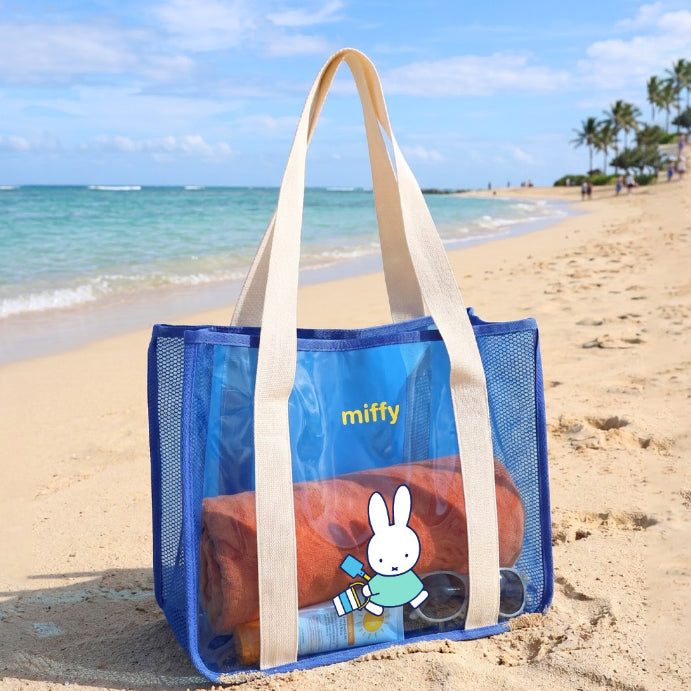 [BUNJANG] Miffy Summer Blue Waterproof Beach Bag / 미피 썸머 블루 방수 물놀이 비치백