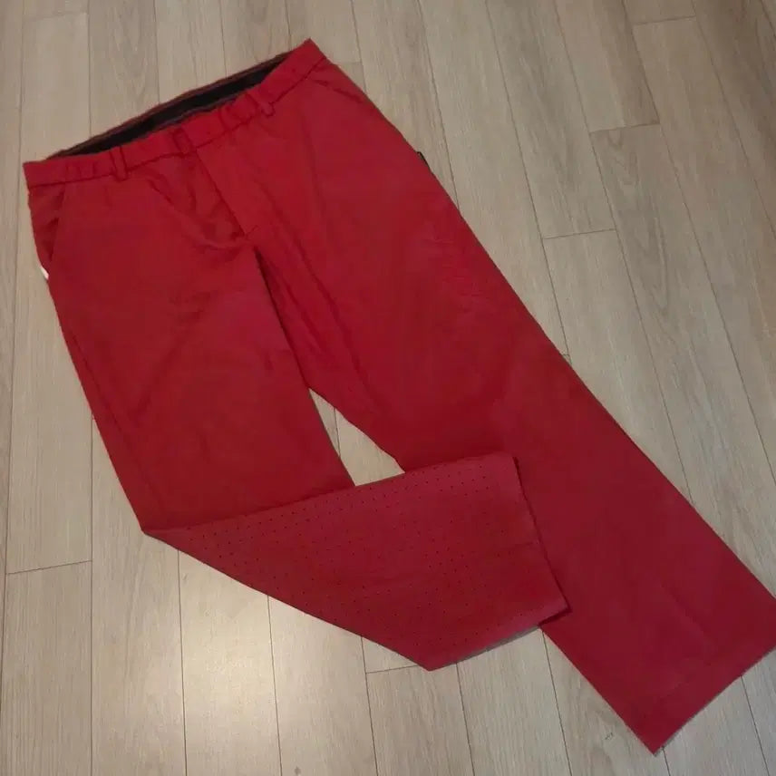 [BUNJANG] Titleist Men's Red Golf Pants 34 / 타이틀리스트 남성용 레드 골프 바지 34