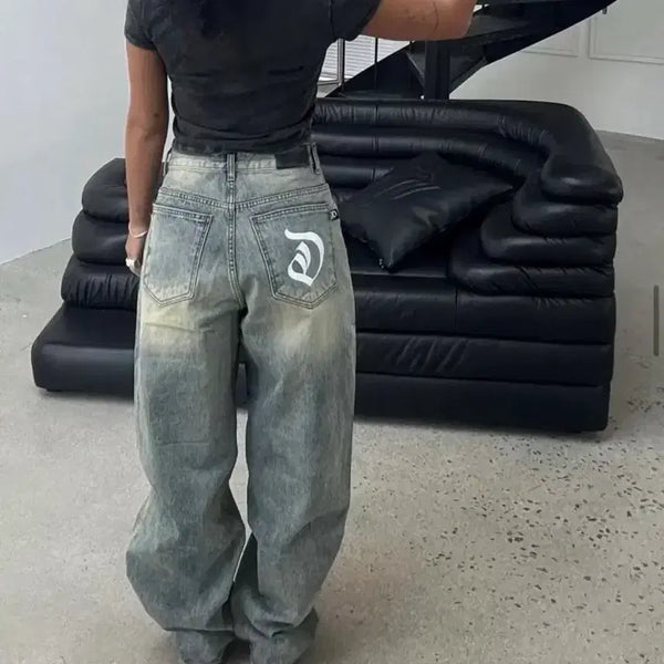 [BUNJANG] ODDODEAR Tony Wide Denim Pants Size 1 / 오도어 토니 와이드 데님 1 사이즈