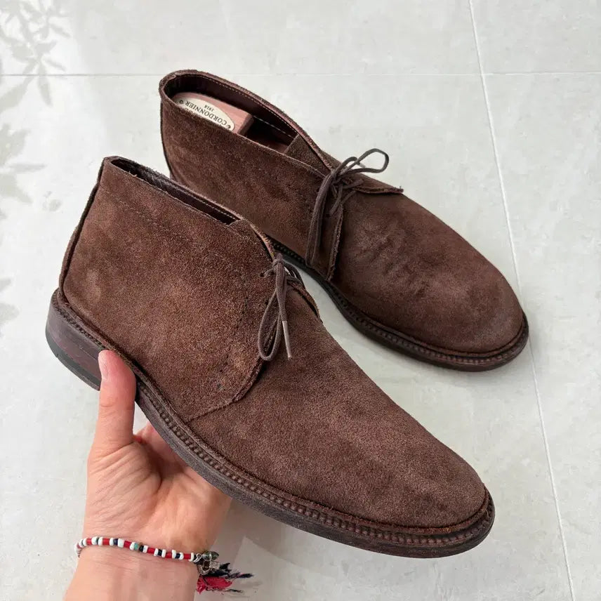 [BUNJANG] Alden 1492 Chukka Boots Dark Brown Suede / [7C] 알든 alden 1492 처카부츠 다크브라운 스웨이드