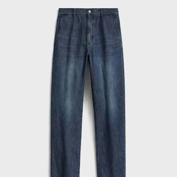 [BUNJANG] Foundry One-Washed Straight Denim Mid Indigo Size 3 / (새제품) 포터리 원워시드 스트레이트 데님 미드 인디고 3사이즈