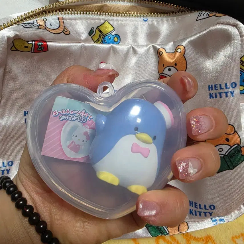 [BUNJANG] Sanrio Tuxedo Sam Heart Charm / 산리오 턱시도샘 하트키링