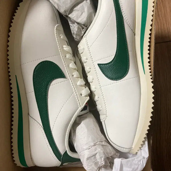 [BUNJANG] Nike Cortez Ribbed Green 245 Women's / W.코르테즈 골지 그린 245