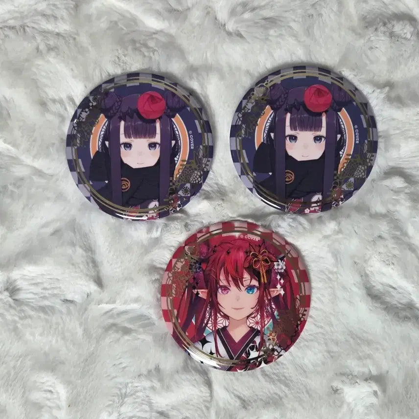 [BUNJANG] Hololive EN New Year's Can Badge Myth + Promise Version / 홀로라이브 EN 정월 캔뱃지 myth+promise