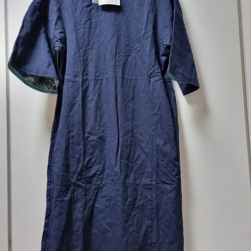 [BUNJANG] Anybelievable Linen Blend Dress Navy S / #새상품# 아니베에프 린넨 혼방 원피스 S
