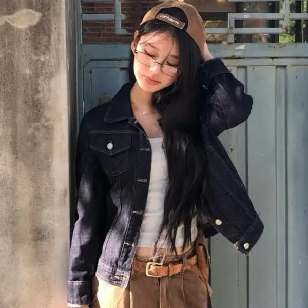 [BUNJANG] Pohaus Non-Fade Vintage Raw Denim Jacket / 포하우스 made 논페이드 빈티지 생지 데님 자켓