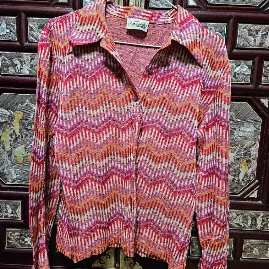 [BUNJANG] Missoni Sport Patterned Shirt / 미쏘니 스포츠 패턴 셔츠