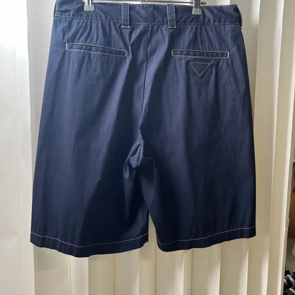 [BUNJANG] Prada Navy Cotton Shorts / 프라다 네이비 반바지 48 prada