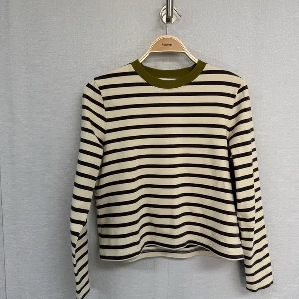 [BUNJANG] COS Striped Long Sleeve T-Shirt / 코스 스트라이프 긴팔 티셔츠